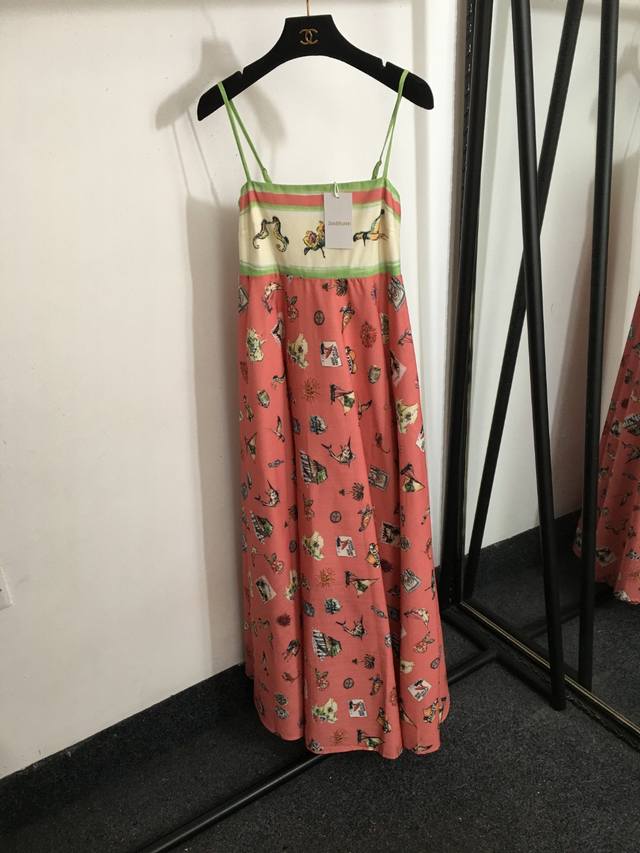 Style No. 7394 Zimmermann new bird flower seahorse print cool vacation suspende