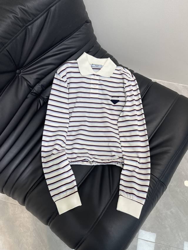 Prada 25Ss Spring and summer new smart wear long-termism new product striped con
