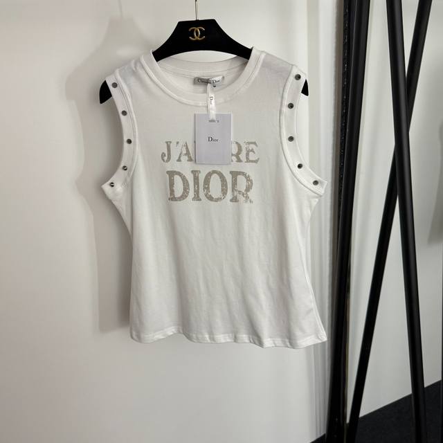 Style No. 20254037 Dio* New style distressed logo letter print anti-wolf rivet