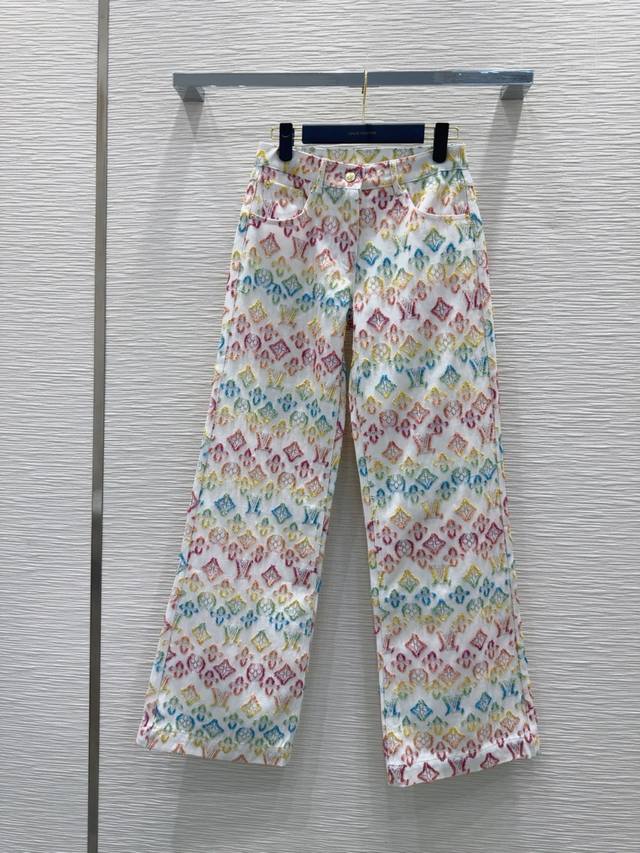 Louis Vuitto* 2025Ss new full series of jacquard fabrics, three-dimensional tail