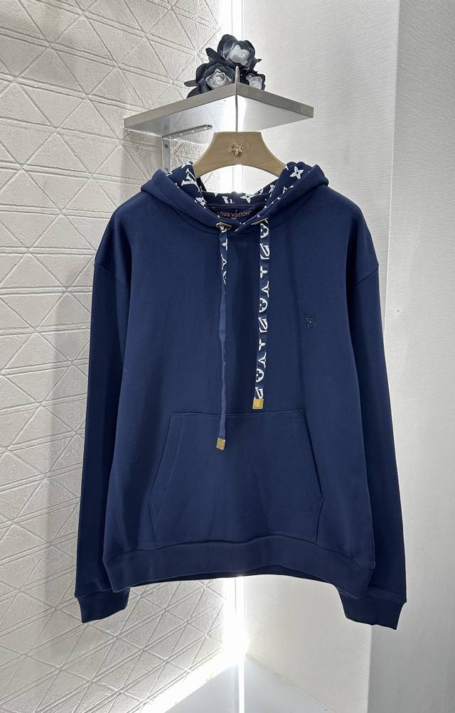 Louis Vuitto*2025 New arrivals Hooded letter sweatshirt Customized Yb Original c