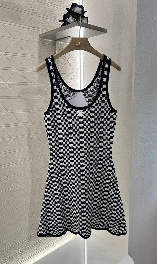 Celin*2025 New arrivals Slim fit knitted vest dress Customized Yb cotton yarn wo