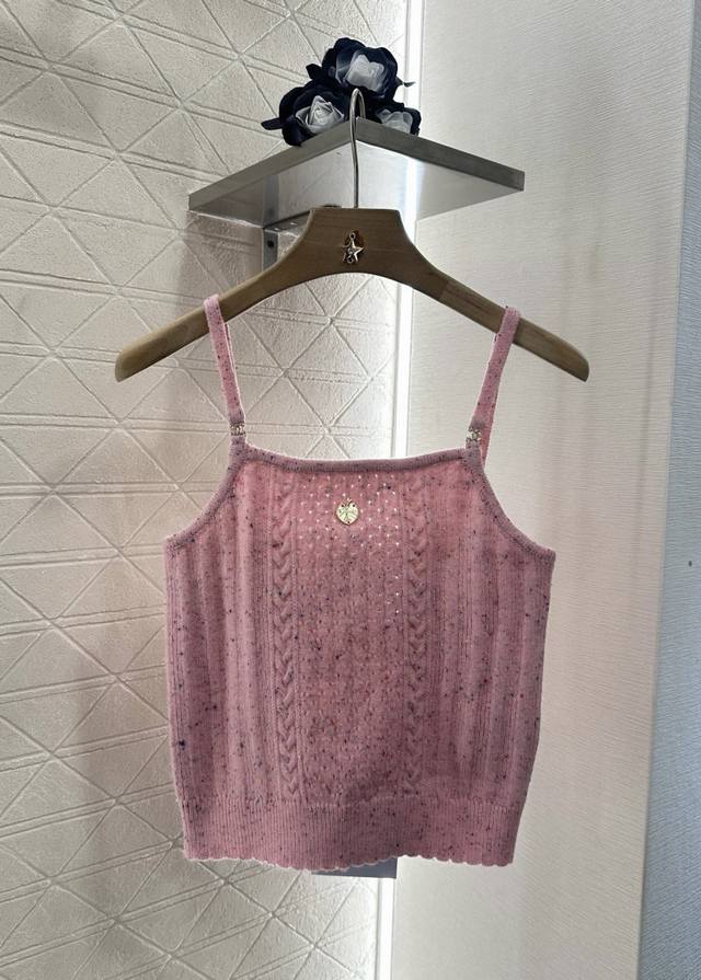 Chane*2025 New arrivals knitted camisole Customized Yb wool yarn woven with fine