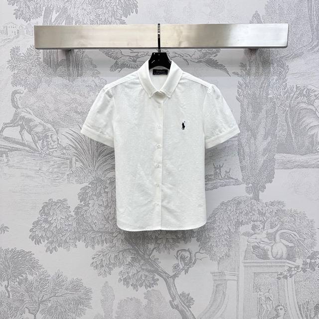 Ralph Laure*2025 new arrivals Lapel short-sleeved shirts Customized Yb imported