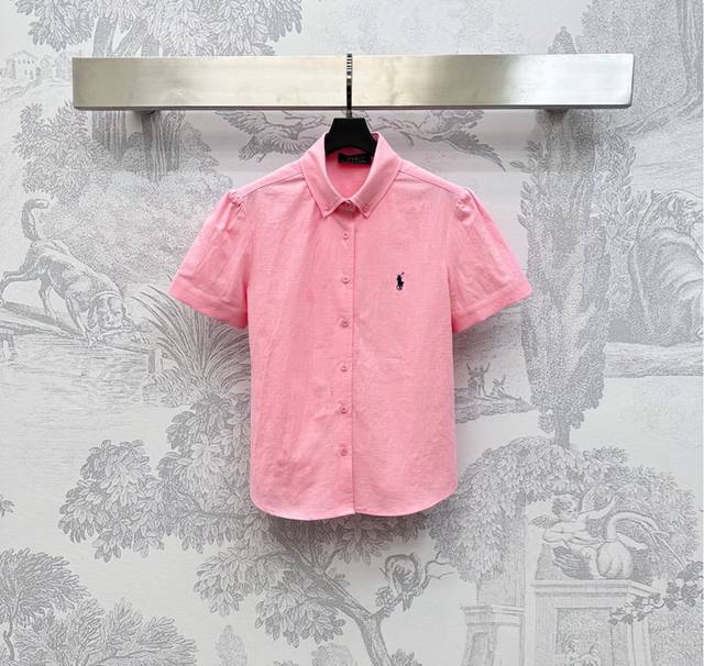 Ralph Laure*2025 new arrivals Lapel short-sleeved shirts Customized Yb imported