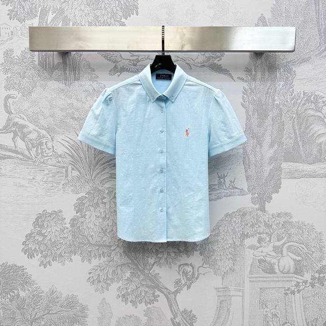 Ralph Laure*2025 new arrivals Lapel short-sleeved shirts Customized Yb imported