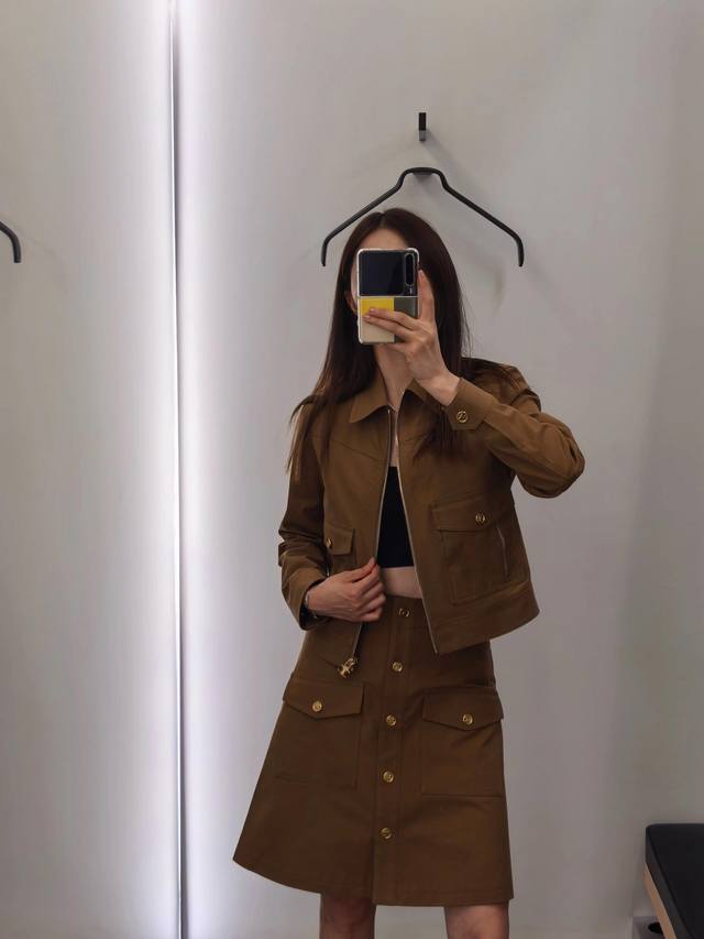 Jacket Skirt Celin* 25Fw Early Autumn New Arc de Triomphe Workwear Style Jacket