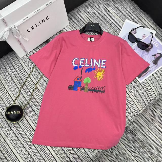 Strongly recommend 25 years spring and summer series Cel* new letter printing sh