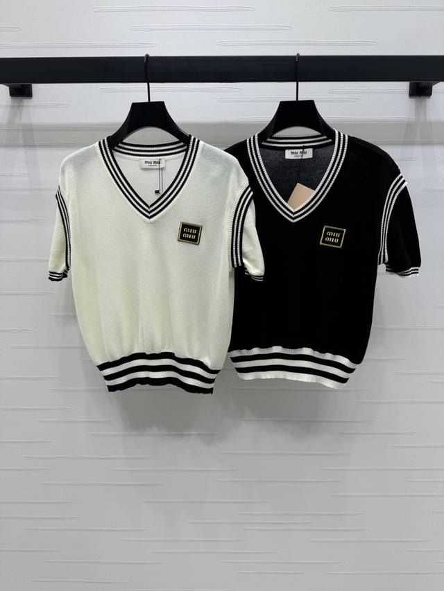 New original high-end quality Miumi*2025 spring and summer latest series! Stripe