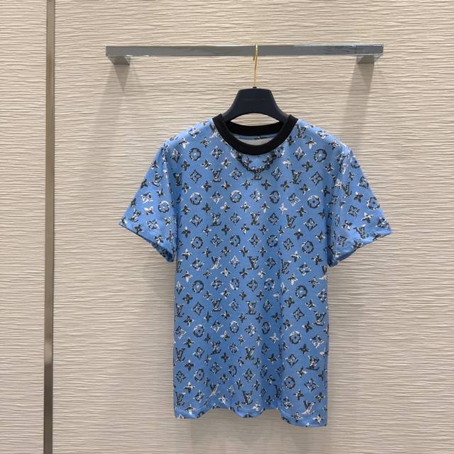 Louis Vuitto*2025Ss new T-shirt with high density and super good feel. It is rea