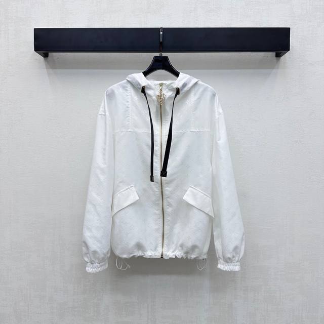 Louis Vuitto*2025 New arrivals Jacquard hooded jacket Customized Yb imported jac