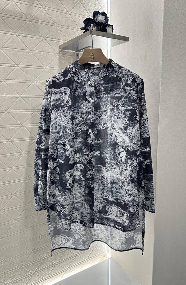 Dio*2025 New arrivals printed long shirt Customized Yb twill cotton material, gl