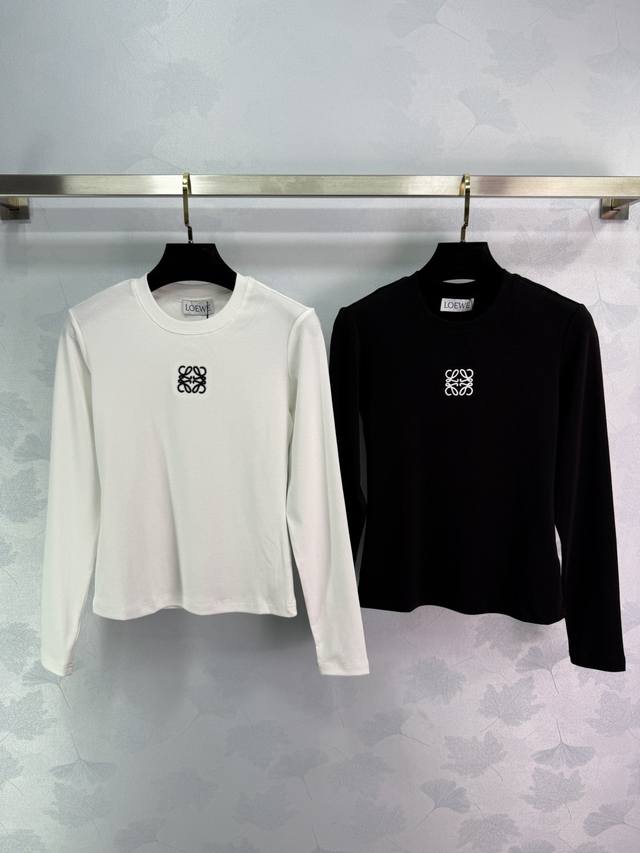 Loe*2025 Early Autumn New Casual Long Sleeve T Imported fabrics are soft, delica