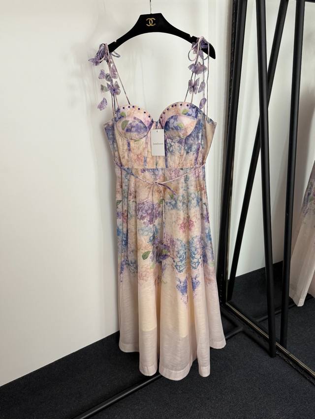 Style No. 20254190 Zimmermann new hyacinth purple flower print butterfly petal