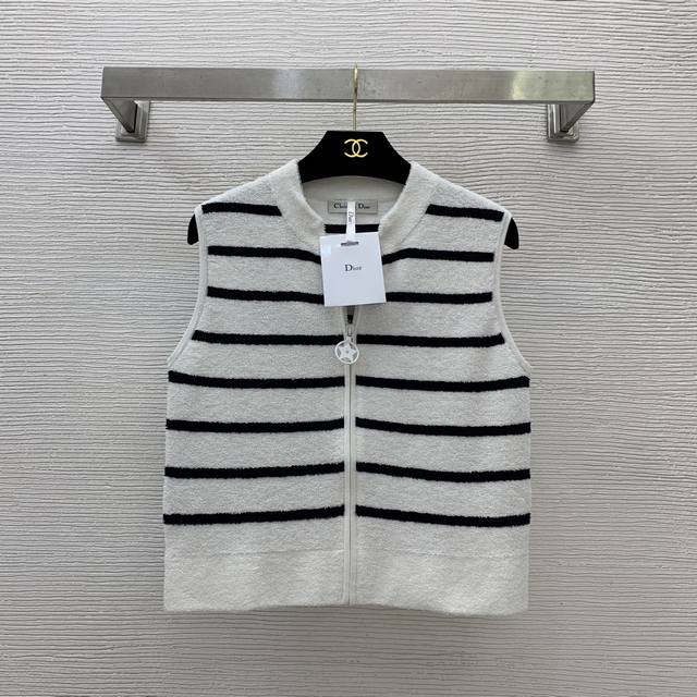 Style No. G25062384 Dio* new high-end custom D logo logo zipper open collar str