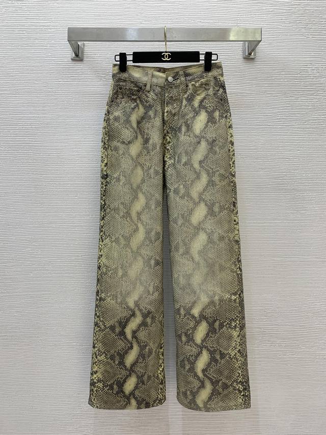 Style No. D25051342 Acnestud*Ios new high-end custom washed denim cotton snakes