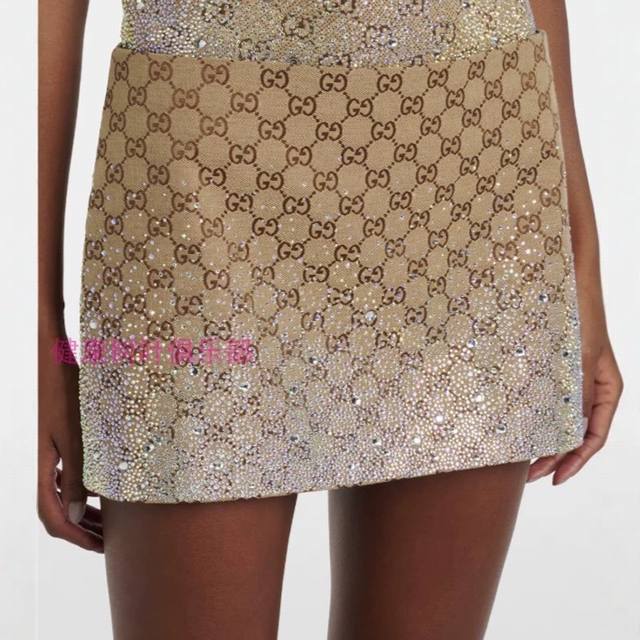 Style No. D25031287 Gucc* New classic interlocking Gg jacquard fabric High-grad