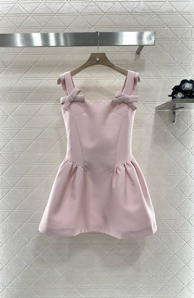 Jory*2025 New arrival Suspender bow dress Customized Yb imported material textur