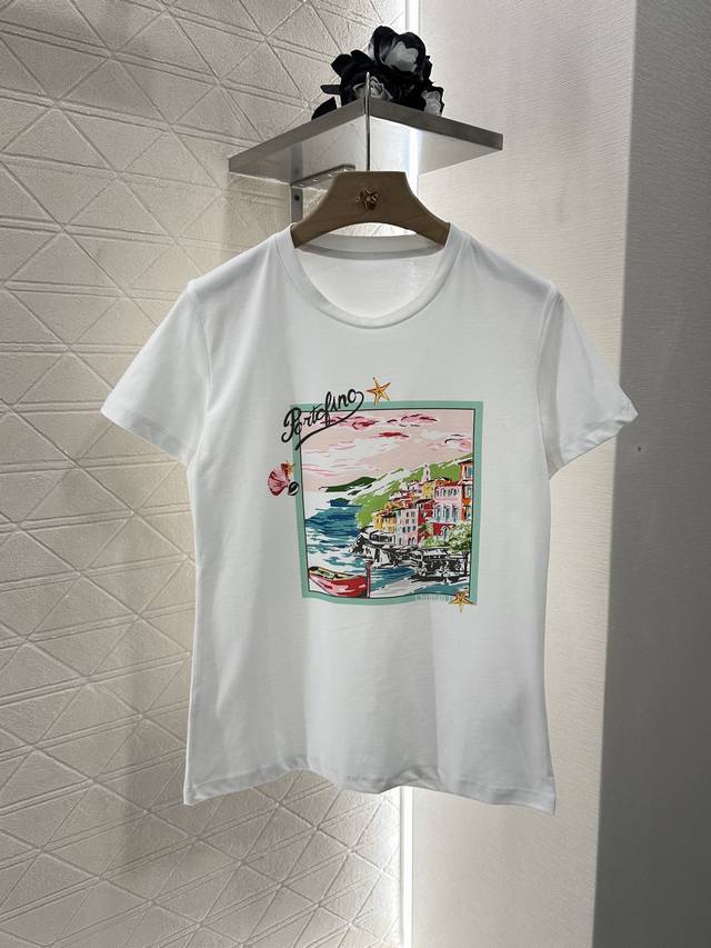 Dio*2025 New arrivals City view round neck print Customized Yb twill cotton mate