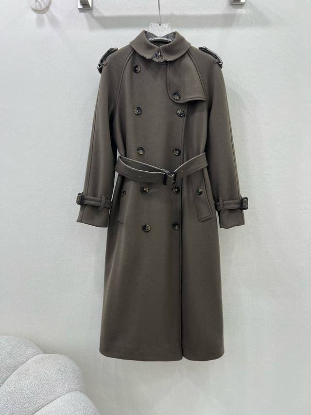 Burber*YB classic fashion woolen coat windbreaker jacket market high-end quality