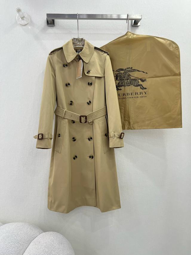 Burberry Burberry classic Kensington long trench coat imported from the UK, cott