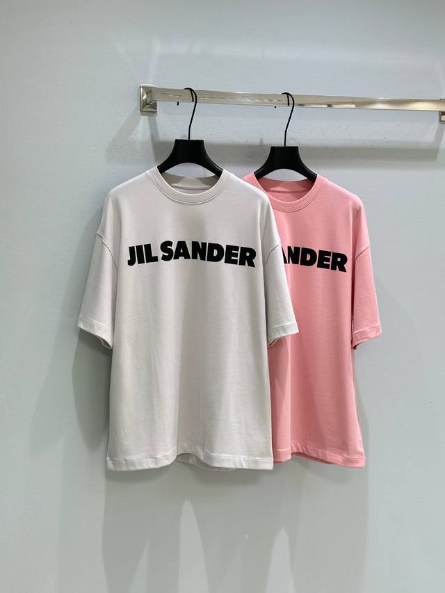 25Ss New summer style! Ji letter logo round neck loose short sleeve T-shirt, let