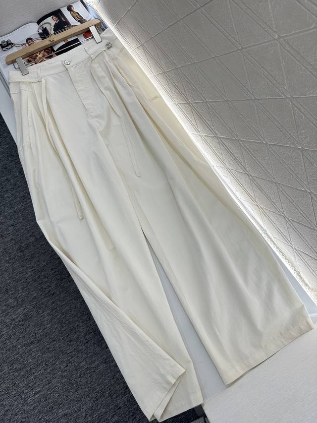 Chane*2025 New arrivals Drawstring work pants Customized Yb imported Tencel cott