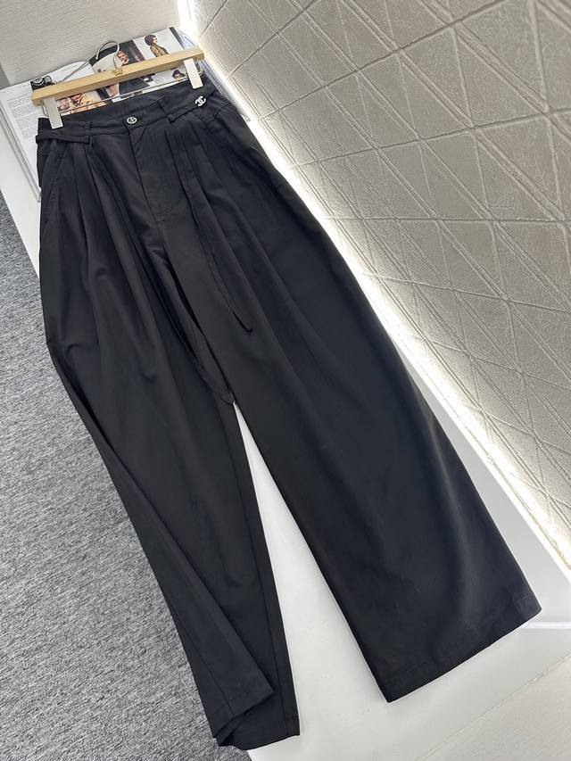 Chane*2025 New arrivals Drawstring work pants Customized Yb imported Tencel cott