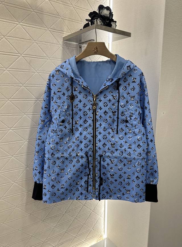 Louis Vuitto*2025 new arrivals hooded jacket and shorts set Customized Yb import