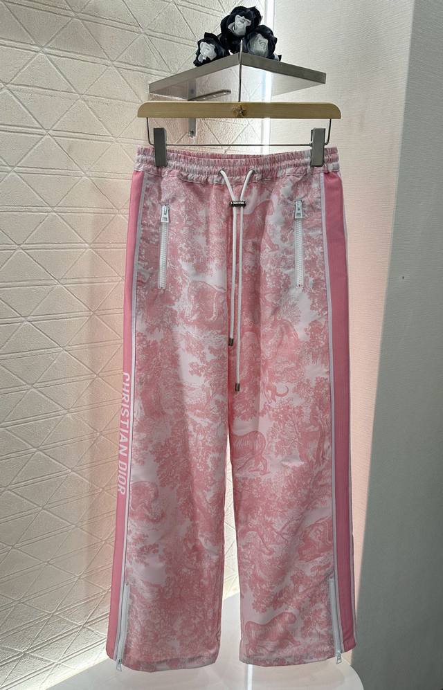 Dio*2025 New arrivals Jacquard webbing zipper trousers Customized Yb imported ja