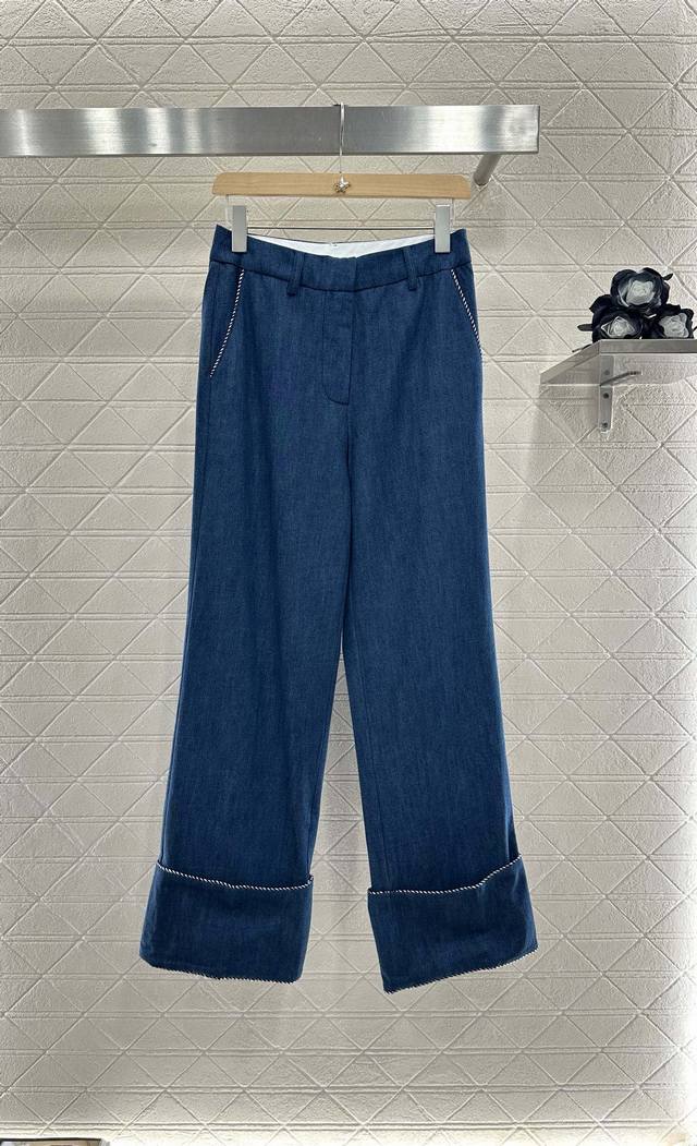 Valentin*2025 New arrivals Casual denim suit and trousers set Customized Yb impo