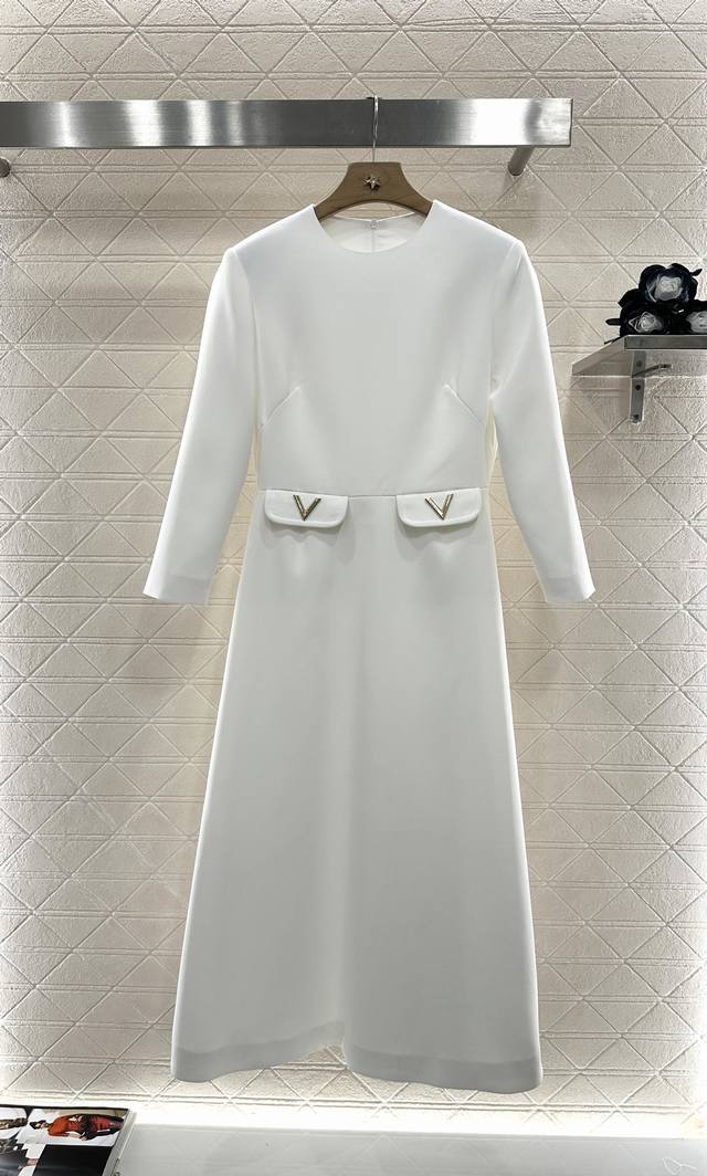 Valentin*2025 New arrivals Pocket dress Customized Yb imported acetate material
