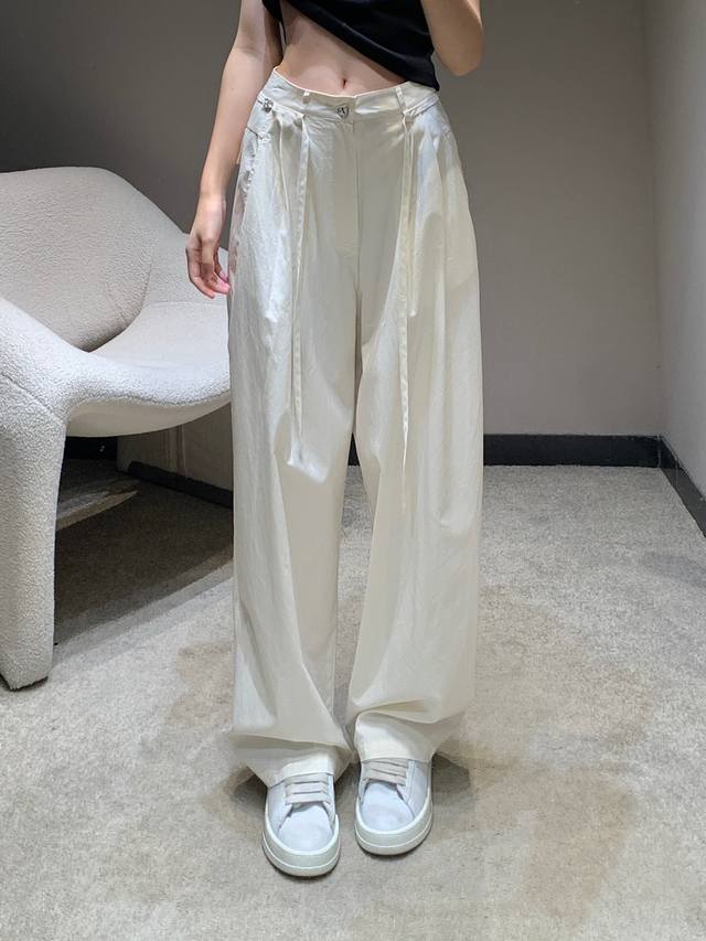 Chane* 25Ss Spring and Summer new drawstring casual pants | Exclusive high-end p