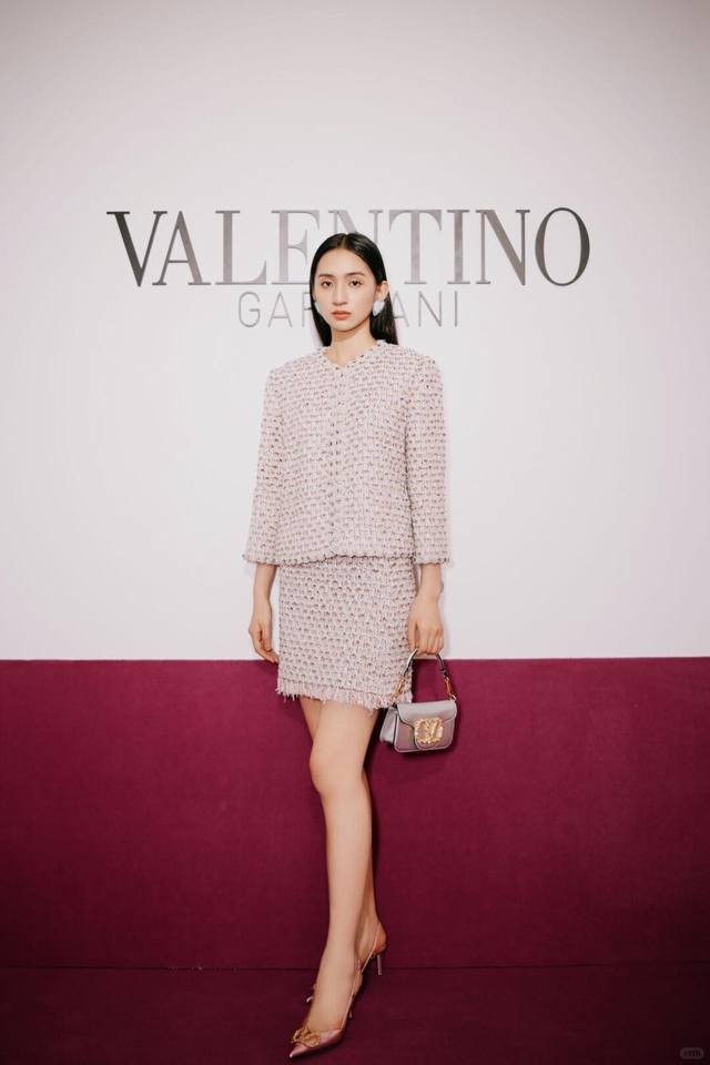 JacketP Valenti*O 25Fw Early Autumn New Crystal Chiffon Decorated Metallic Tweed