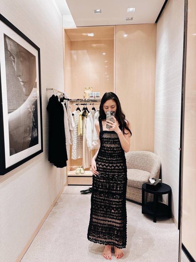 Chane* 25A Handicraft Series New Silk Hollow Suspender Dress | Exclusively devel
