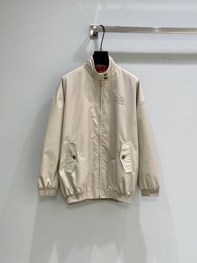 25Ss New summer style! This oversized bomber jacket is made of Panama cotton fab