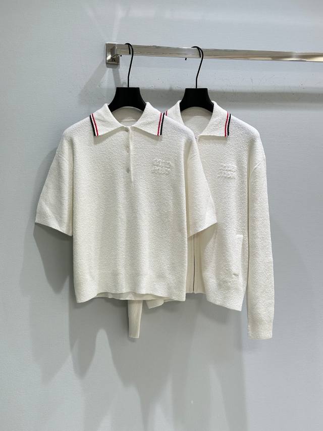 25Ss Early Fall New Arrival! This pure cotton polo shirt is knitted with a doubl
