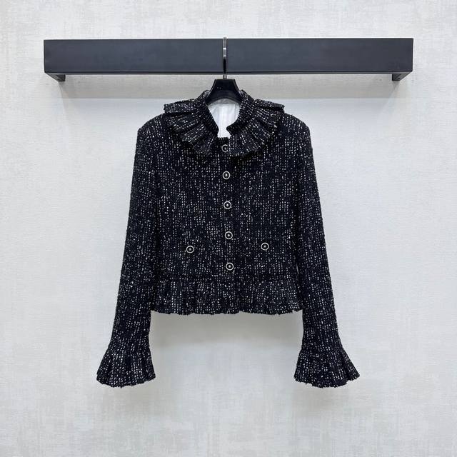 Chane*2025 new arrivals Fungus lace dress coat custom made Yb imported woolen ma