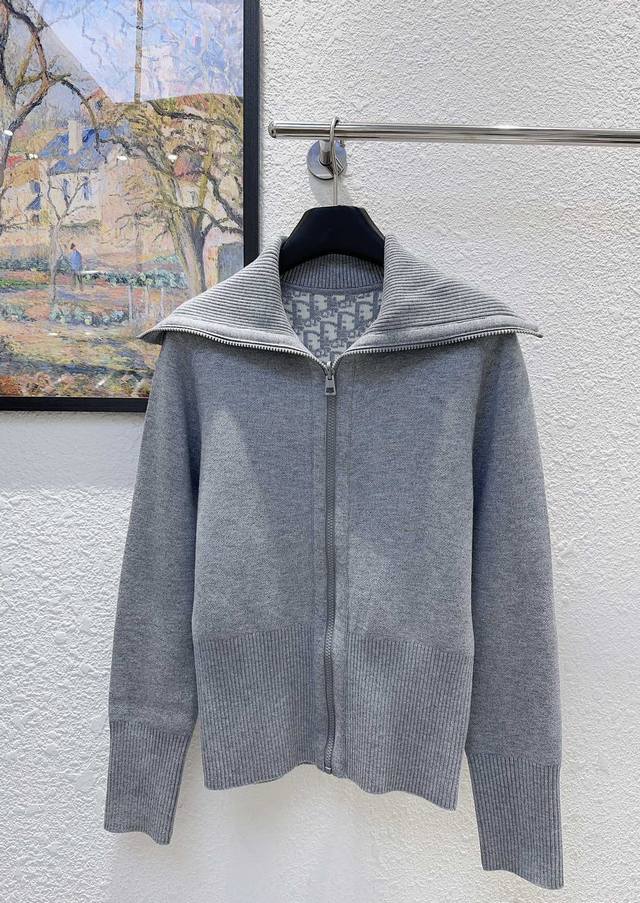 Dio*Dio! Specialty model! High version! Customized letter zipper, large lapel, l