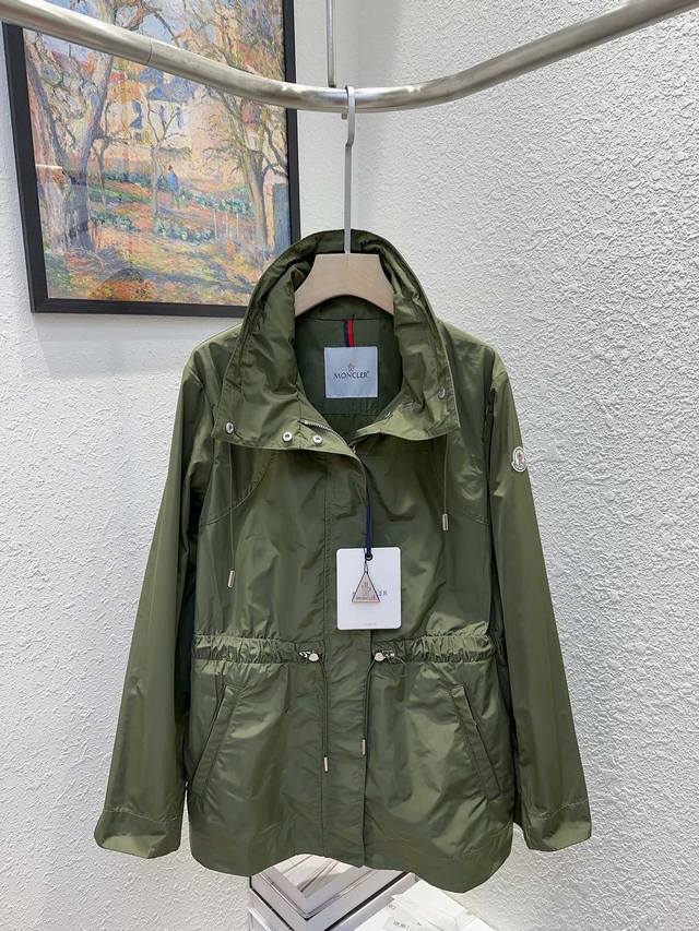 Moncler! Exclusive model! Customized metal letter logo hardware hooded zipper wi