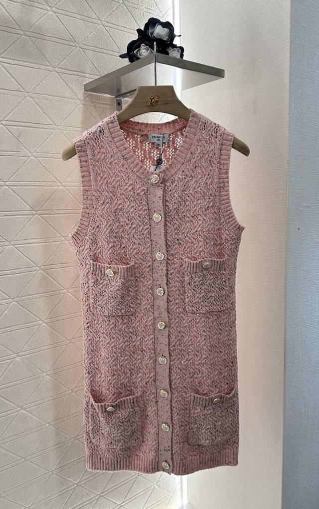 Chane*2025 New arrivals knitted cardigan dress Customized Yb cashmere yarn, soft