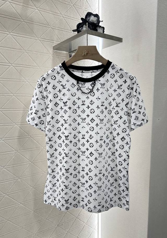 Louis Vuitto*2025 new arrivals printed chain custom Yb mercerized cotton materia