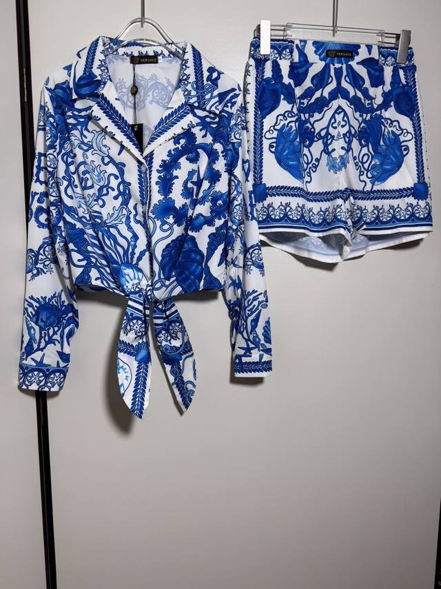 suit Versace Versace popular series women's Baroque Ocean World conch shell star