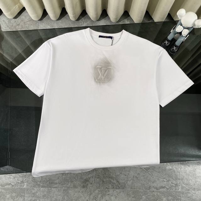 Louis Vuitton Lv 2025 summer new style high-quality old flower embossed inkjet r