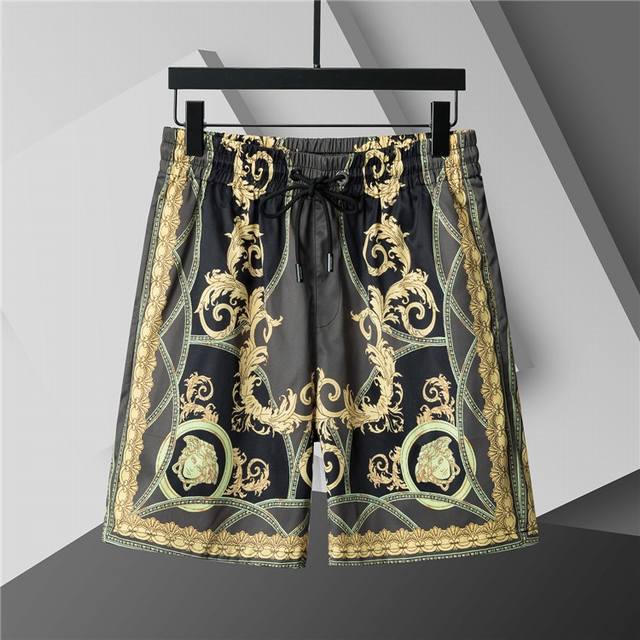 1935655FFF #2025 Spring and Summer New. Men's classic Logo beach pants are made
