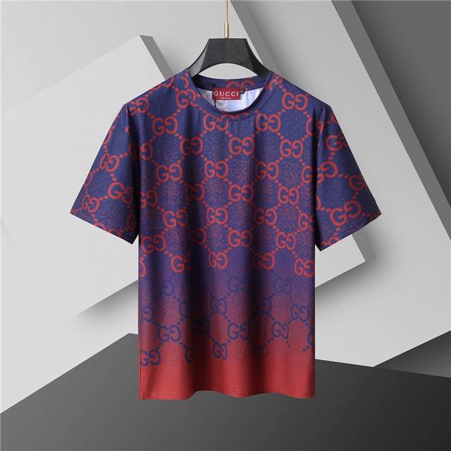 2025 Spring and Summer New T-shirt. Men's round neck classic Logo T-shirt uses i