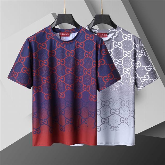 2025 Spring and Summer New T-shirt. Men's round neck classic Logo T-shirt uses i