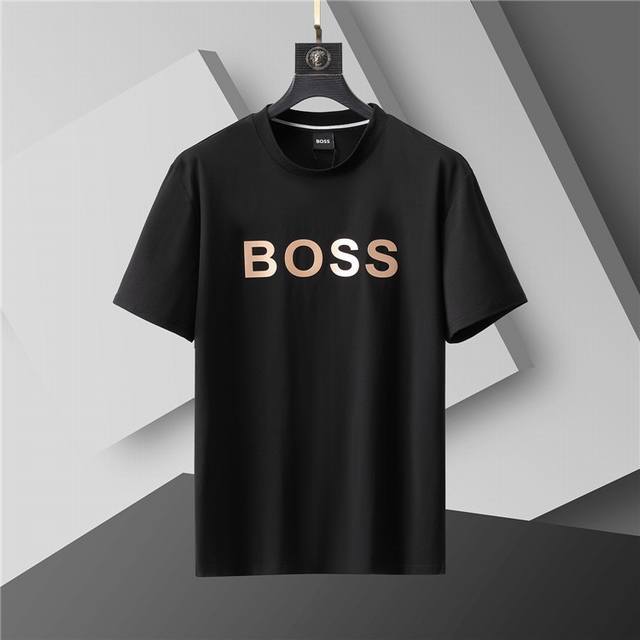 2025 Spring and Summer New T-shirt. Men's round neck classic Logot shirt uses im