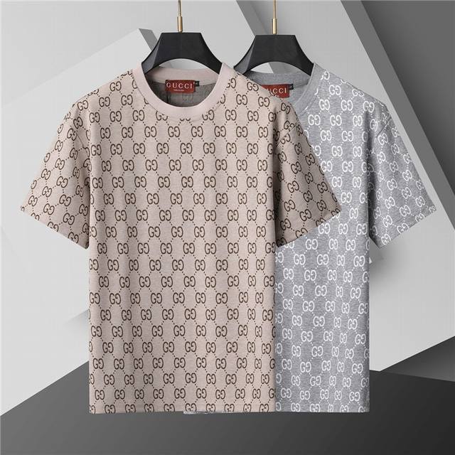 2025 Spring and Summer New T-shirt. Men's round neck classic Logot shirt uses im