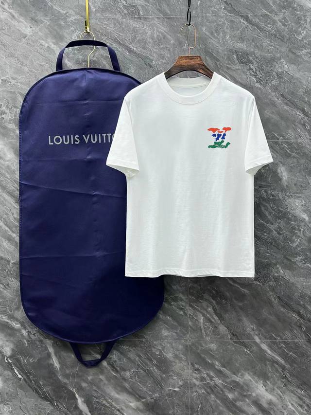 Louis Vuitton# 2025 Spring and Summer New Release, the latest short-sleeved roun
